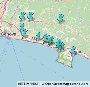 Mappa Piazzale S. Michele, 16030 Pieve Ligure GE, Italia (6.10692)