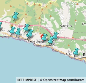 Mappa Piazzale S. Michele, 16030 Pieve Ligure GE, Italia (2.41385)