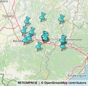 Mappa Via Giuseppe Mazzini, 12073 Ceva CN, Italia (10.26667)