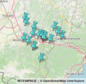 Mappa Via Giuseppe Mazzini, 12073 Ceva CN, Italia (9.81412)