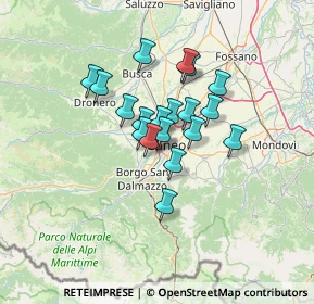 Mappa Via degli Artigiani, 12100 Cuneo CN, Italia (9.41684)
