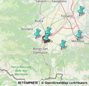Mappa Via degli Artigiani, 12100 Cuneo CN, Italia (21.4725)
