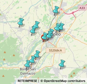 Mappa Via degli Artigiani, 12100 Cuneo CN, Italia (3.37692)