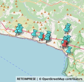 Mappa Via Besso, 16030 Pieve Ligure GE, Italia (3.49529)