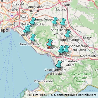 Mappa Via Rea Giuseppe Capitano, 80040 Trecase NA, Italia (7.48692)