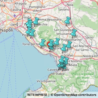Mappa Via Regina Margherita, 80040 Trecase NA, Italia (7.34778)