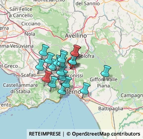 Mappa Vico Biforcato, 84085 Mercato San Severino SA, Italia (9.4595)