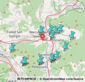 Mappa Vico Biforcato, 84085 Mercato San Severino SA, Italia (4.254)
