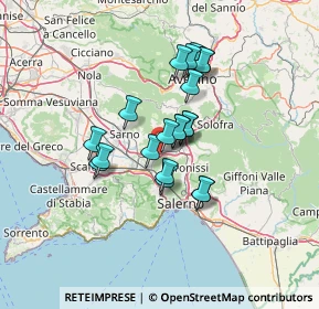 Mappa Via San Eustachio San Felice, 84085 Mercato San Severino SA, Italia (10.7085)