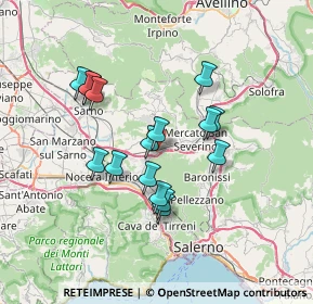 Mappa Via San Eustachio San Felice, 84085 Mercato San Severino SA, Italia (6.50375)