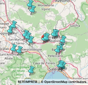 Mappa Via San Eustachio San Felice, 84085 Mercato San Severino SA, Italia (8.799)