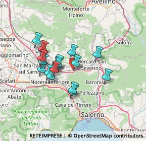 Mappa Via San Eustachio San Felice, 84085 Mercato San Severino SA, Italia (5.88882)