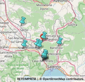 Mappa Via San Eustachio San Felice, 84085 Mercato San Severino SA, Italia (6.47909)