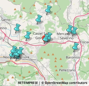 Mappa Via San Eustachio San Felice, 84085 Mercato San Severino SA, Italia (4.854)