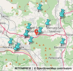 Mappa Via San Eustachio San Felice, 84085 Mercato San Severino SA, Italia (4.44231)