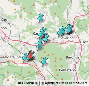 Mappa Via San Eustachio San Felice, 84085 Mercato San Severino SA, Italia (3.48167)