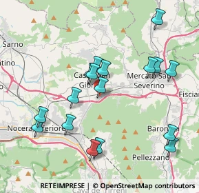 Mappa Via San Eustachio San Felice, 84085 Mercato San Severino SA, Italia (4.29)