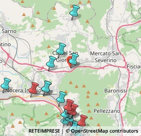 Mappa Via San Eustachio San Felice, 84085 Mercato San Severino SA, Italia (5.7875)