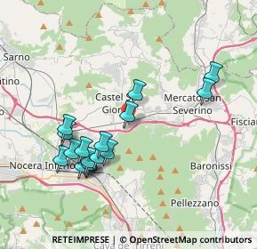 Mappa Via San Eustachio San Felice, 84085 Mercato San Severino SA, Italia (3.99188)