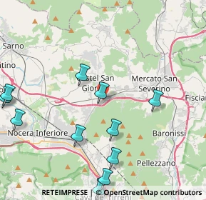 Mappa Via San Eustachio San Felice, 84085 Mercato San Severino SA, Italia (5.46182)