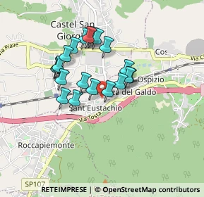 Mappa Via San Eustachio San Felice, 84085 Mercato San Severino SA, Italia (0.7725)