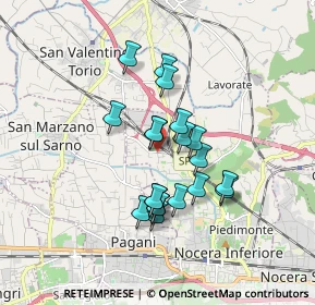 Mappa Trav. Via Padula, 84014 Nocera inferiore SA, Italia (1.49)