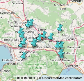 Mappa Trav. Via Padula, 84014 Nocera inferiore SA, Italia (6.97824)
