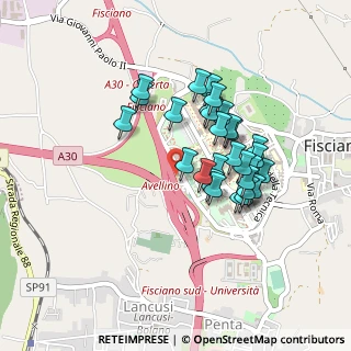 Mappa Via Don Melillo Ponte, 84084 Fisciano SA, Italia (0.41379)