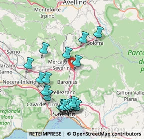 Mappa Via Le Selve, 84084 Fisciano SA, Italia (8.932)