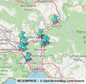 Mappa Via Le Selve, 84084 Fisciano SA, Italia (6.37273)