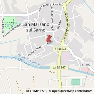 Mappa Via Cesare Battisti, 1, 84010 San Marzano sul Sarno, Salerno (Campania)