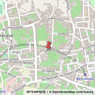 Mappa Via Pastrengo, 42, 80042 Boscotrecase, Napoli (Campania)