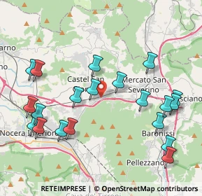 Mappa SP 4, 84085 Mercato San Severino SA, Italia (4.941)