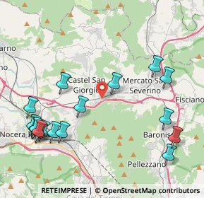 Mappa SP 4, 84085 Mercato San Severino SA, Italia (5.45529)