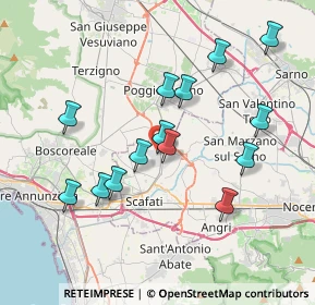 Mappa Via Berardinetti, 84018 Scafati SA, Italia (3.86857)