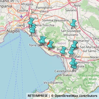 Mappa A3 Napoli - Reggio Calabria, 80059 Torre del Greco NA, Italia (7.75462)