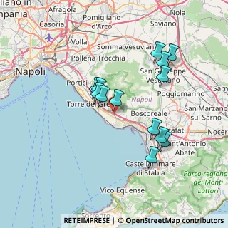 Mappa A3 Napoli - Reggio Calabria, 80059 Torre del Greco NA, Italia (7.07462)