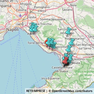 Mappa A3 Napoli - Reggio Calabria, 80059 Torre del Greco NA, Italia (7.7655)