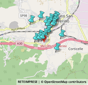 Mappa Piazza San Marco, 84085 Mercato San Severino SA, Italia (0.7005)