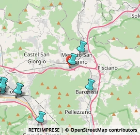 Mappa Piazza San Marco, 84085 Mercato San Severino SA, Italia (6.75636)