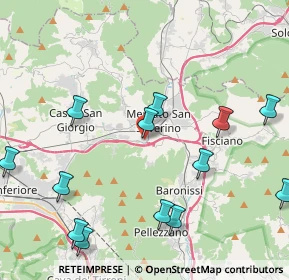 Mappa Piazza San Marco, 84085 Mercato San Severino SA, Italia (5.42923)