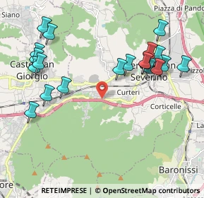 Mappa Via Pincera, 84085 Mercato San Severino SA, Italia (2.512)