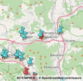 Mappa Via Pincera, 84085 Mercato San Severino SA, Italia (6.51067)