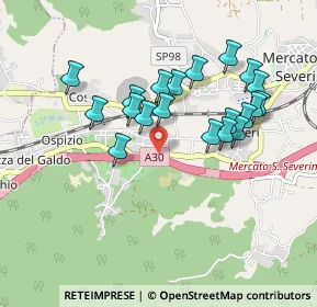 Mappa Via Pincera, 84085 Mercato San Severino SA, Italia (0.906)