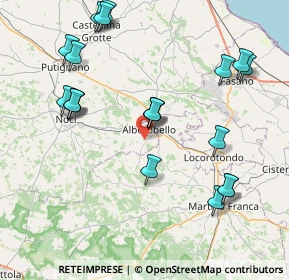 Mappa C.da Muscio, 70011 Alberobello BA, Italia (9.553)