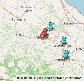 Mappa C.da Muscio, 70011 Alberobello BA, Italia (6.01636)