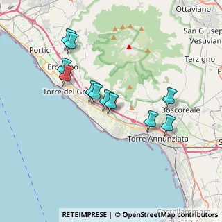 Mappa VIA GIOVANNI XXIII - TRAV. CHIUMERA, 80059 TORRE DEL GRECO NA, Italia (3.59091)