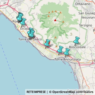 Mappa VIA GIOVANNI XXIII - TRAV. CHIUMERA, 80059 TORRE DEL GRECO NA, Italia (4.94769)