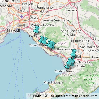 Mappa VIA GIOVANNI XXIII - TRAV. CHIUMERA, 80059 TORRE DEL GRECO NA, Italia (6.34615)