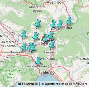 Mappa Via Marco Polo, 84085 Mercato San Severino SA, Italia (6.07692)